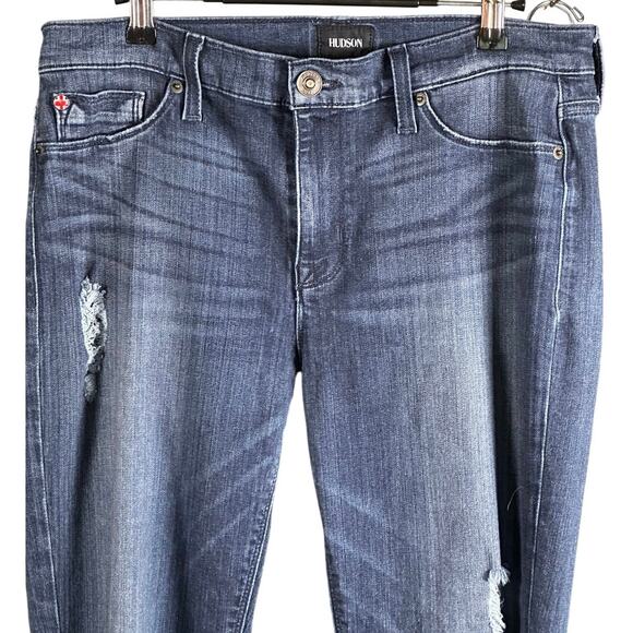 Hudson Women’s Mid-Rise Ankle Jeans distressed- Size 29 - Picture 5 of 10